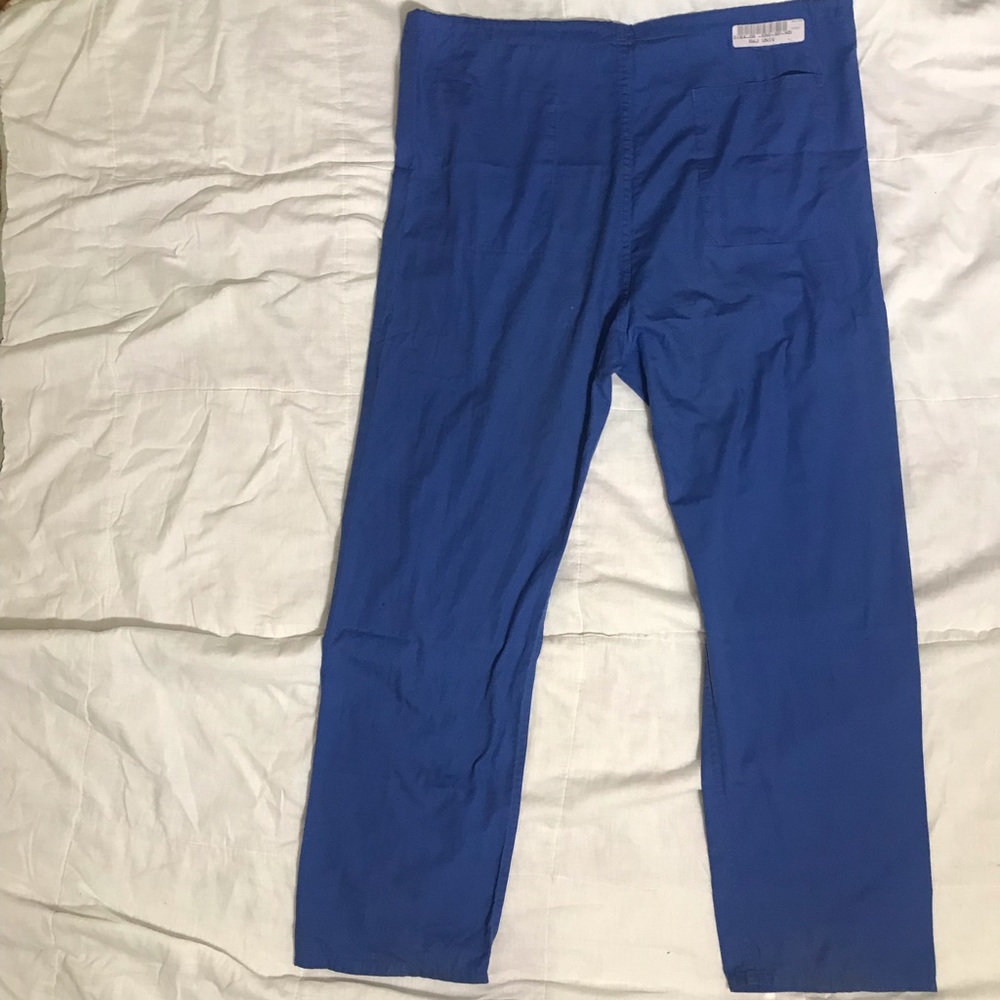 AngelStat Reversible Drawstring Scrub Pants Ciel Blue, Medline Color-Coding